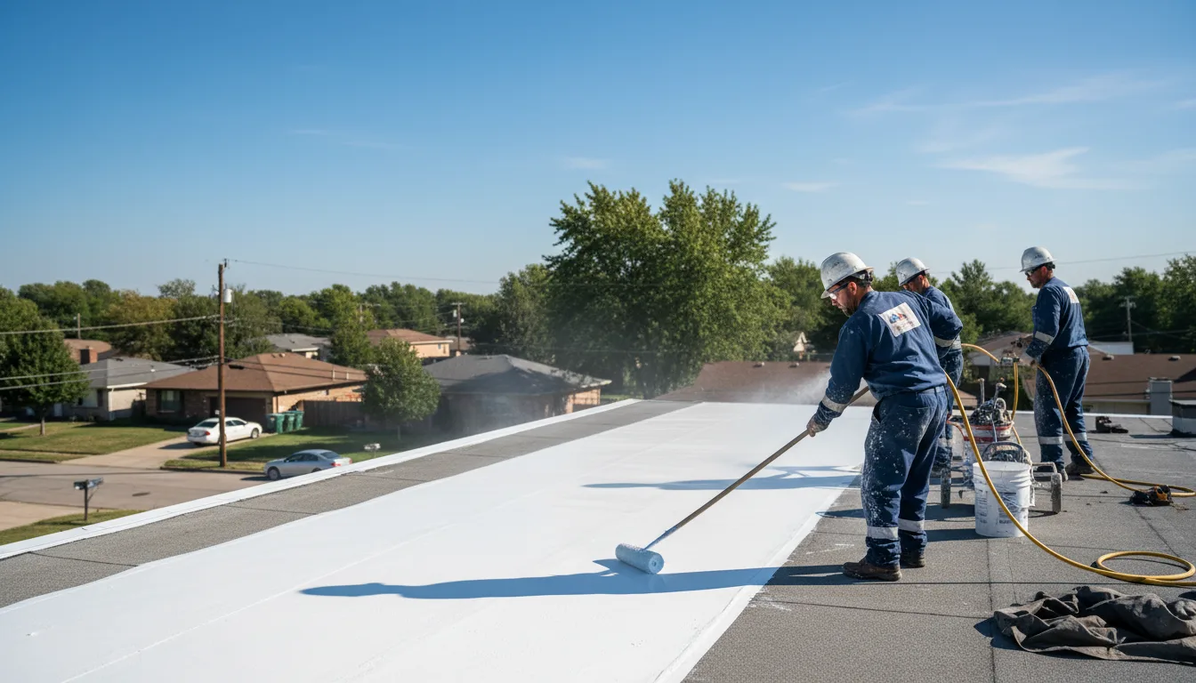 Commercial roof coating in Brookeville, MD near me